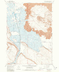 Diamond Swamp Oregon Historical topographic map, 1:24000 scale, 7.5 X 7.5 Minute, Year 1967