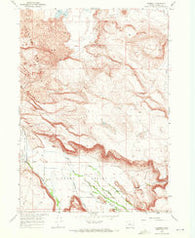 Diamond Oregon Historical topographic map, 1:24000 scale, 7.5 X 7.5 Minute, Year 1967