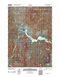 Diamond Butte Oregon Historical topographic map, 1:24000 scale, 7.5 X 7.5 Minute, Year 2011