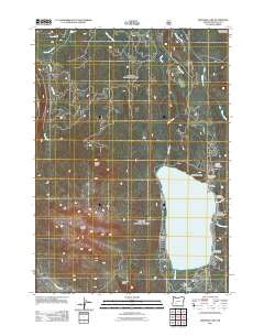 Diamond Lake Oregon Historical topographic map, 1:24000 scale, 7.5 X 7.5 Minute, Year 2011