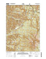 Diamond Peak Oregon Current topographic map, 1:24000 scale, 7.5 X 7.5 Minute, Year 2014