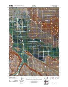 Diamond Swamp Oregon Historical topographic map, 1:24000 scale, 7.5 X 7.5 Minute, Year 2011