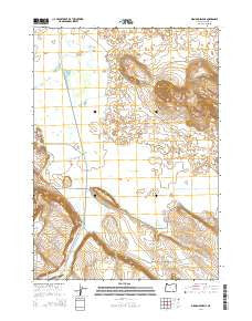 Diamond Swamp Oregon Current topographic map, 1:24000 scale, 7.5 X 7.5 Minute, Year 2014