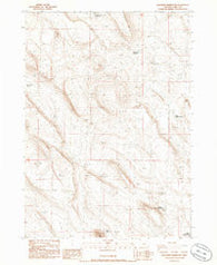 Diatomite Reservoir Oregon Historical topographic map, 1:24000 scale, 7.5 X 7.5 Minute, Year 1985