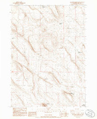 Diatomite Reservoir Oregon Historical topographic map, 1:24000 scale, 7.5 X 7.5 Minute, Year 1985