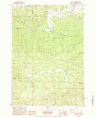 Digger Mtn Oregon Historical topographic map, 1:24000 scale, 7.5 X 7.5 Minute, Year 1984
