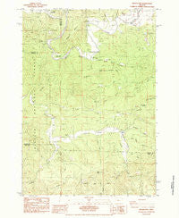 Digger Mtn Oregon Historical topographic map, 1:24000 scale, 7.5 X 7.5 Minute, Year 1984