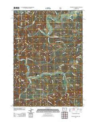 Digger Mountain Oregon Historical topographic map, 1:24000 scale, 7.5 X 7.5 Minute, Year 2011