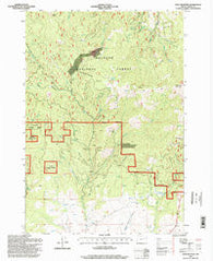 Dixie Meadows Oregon Historical topographic map, 1:24000 scale, 7.5 X 7.5 Minute, Year 1996