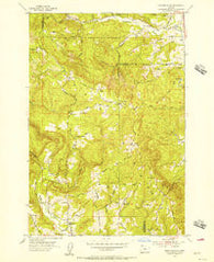 Dixie Mountain Oregon Historical topographic map, 1:24000 scale, 7.5 X 7.5 Minute, Year 1953