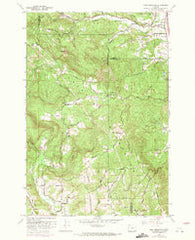 Dixie Mountain Oregon Historical topographic map, 1:24000 scale, 7.5 X 7.5 Minute, Year 1961