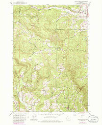 Dixie Mountain Oregon Historical topographic map, 1:24000 scale, 7.5 X 7.5 Minute, Year 1961