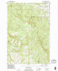 Dixie Mountain Oregon Historical topographic map, 1:24000 scale, 7.5 X 7.5 Minute, Year 1990