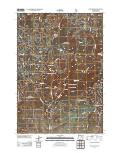 Dixie Meadows Oregon Historical topographic map, 1:24000 scale, 7.5 X 7.5 Minute, Year 2011
