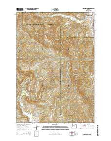 Dixie Mountain Oregon Current topographic map, 1:24000 scale, 7.5 X 7.5 Minute, Year 2014