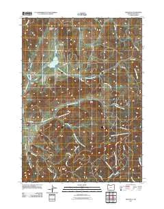 Dixonville Oregon Historical topographic map, 1:24000 scale, 7.5 X 7.5 Minute, Year 2011