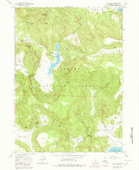 Dog Lake Oregon Historical topographic map, 1:24000 scale, 7.5 X 7.5 Minute, Year 1964