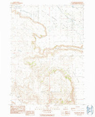 Dog Mountain Oregon Historical topographic map, 1:24000 scale, 7.5 X 7.5 Minute, Year 1990