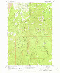 Dog River Oregon Historical topographic map, 1:24000 scale, 7.5 X 7.5 Minute, Year 1962