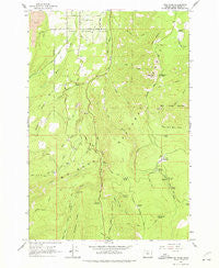 Dog River Oregon Historical topographic map, 1:24000 scale, 7.5 X 7.5 Minute, Year 1962