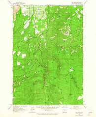 Dog River Oregon Historical topographic map, 1:24000 scale, 7.5 X 7.5 Minute, Year 1962