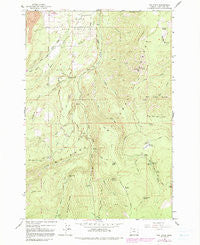 Dog River Oregon Historical topographic map, 1:24000 scale, 7.5 X 7.5 Minute, Year 1962