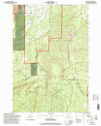 Dog River Oregon Historical topographic map, 1:24000 scale, 7.5 X 7.5 Minute, Year 1996