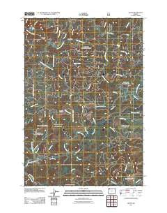 Dolph Oregon Historical topographic map, 1:24000 scale, 7.5 X 7.5 Minute, Year 2011