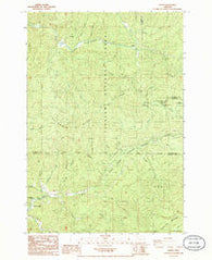 Dolph Oregon Historical topographic map, 1:24000 scale, 7.5 X 7.5 Minute, Year 1985