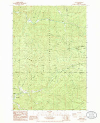 Dolph Oregon Historical topographic map, 1:24000 scale, 7.5 X 7.5 Minute, Year 1985