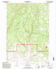 Donnelly Butte Oregon Historical topographic map, 1:24000 scale, 7.5 X 7.5 Minute, Year 1992