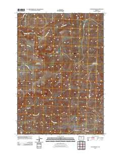 Donnybrook Oregon Historical topographic map, 1:24000 scale, 7.5 X 7.5 Minute, Year 2011