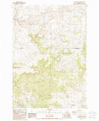 Donnybrook Oregon Historical topographic map, 1:24000 scale, 7.5 X 7.5 Minute, Year 1987