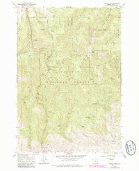 Dooley Mtn Oregon Historical topographic map, 1:24000 scale, 7.5 X 7.5 Minute, Year 1967