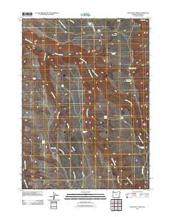 Doolittle Creek Oregon Historical topographic map, 1:24000 scale, 7.5 X 7.5 Minute, Year 2011