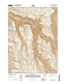 Doolittle Creek Oregon Current topographic map, 1:24000 scale, 7.5 X 7.5 Minute, Year 2014