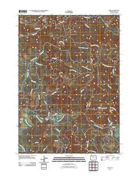 Dora Oregon Historical topographic map, 1:24000 scale, 7.5 X 7.5 Minute, Year 2011