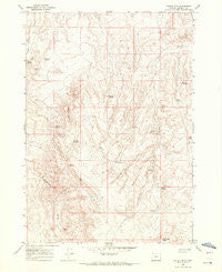 Double Mtn Oregon Historical topographic map, 1:24000 scale, 7.5 X 7.5 Minute, Year 1967