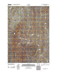 Double Mountain Oregon Historical topographic map, 1:24000 scale, 7.5 X 7.5 Minute, Year 2011