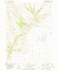 Dowell Butte Oregon Historical topographic map, 1:24000 scale, 7.5 X 7.5 Minute, Year 1977