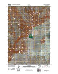 Dowell Butte Oregon Historical topographic map, 1:24000 scale, 7.5 X 7.5 Minute, Year 2011