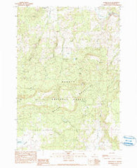 Drake Butte Oregon Historical topographic map, 1:24000 scale, 7.5 X 7.5 Minute, Year 1990