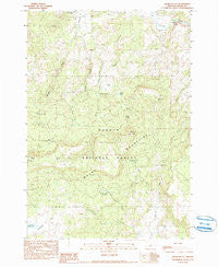 Drake Butte Oregon Historical topographic map, 1:24000 scale, 7.5 X 7.5 Minute, Year 1990