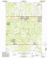 Drake Butte Oregon Historical topographic map, 1:24000 scale, 7.5 X 7.5 Minute, Year 1992