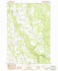 Drake Crossing Oregon Historical topographic map, 1:24000 scale, 7.5 X 7.5 Minute, Year 1985
