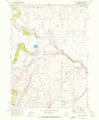 Drake Peak NE Oregon Historical topographic map, 1:24000 scale, 7.5 X 7.5 Minute, Year 1968