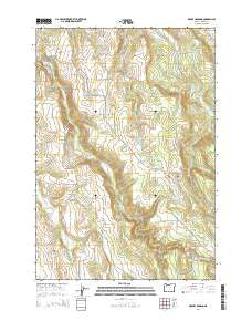 Drake Crossing Oregon Current topographic map, 1:24000 scale, 7.5 X 7.5 Minute, Year 2014