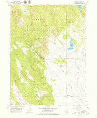 Drews Gap Oregon Historical topographic map, 1:24000 scale, 7.5 X 7.5 Minute, Year 1964