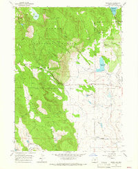 Drews Gap Oregon Historical topographic map, 1:24000 scale, 7.5 X 7.5 Minute, Year 1964
