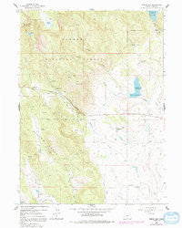 Drews Gap Oregon Historical topographic map, 1:24000 scale, 7.5 X 7.5 Minute, Year 1964